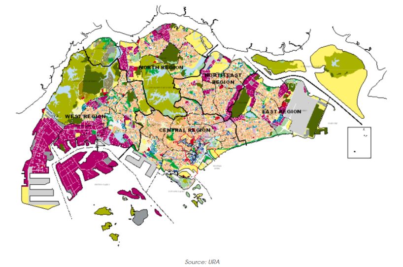 Singapore Master Plan Map What Are Ura Draft Master Plan 2019 – Check This Out! | Realstar Premier  Group Pte Ltd